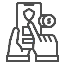 Icono de proceso fácil
